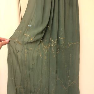 Gypsy 05 Gold Paint Maxi Dress